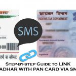 aadhar pan sms