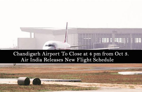 Chandigarh Airport to Close at 4 pm from Oct 3. New Flight Schedule ...