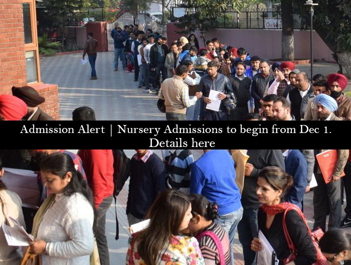 admission nursery chandigarh