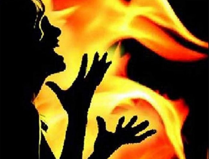 woman burnt chandigarh