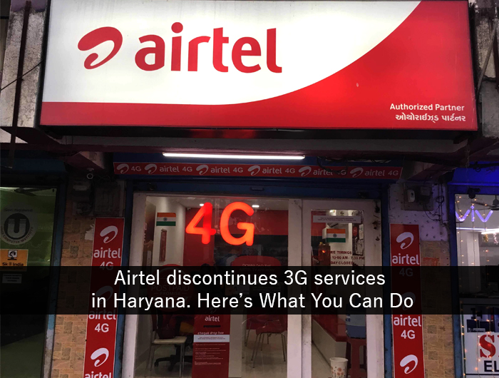 Airtel discontinues 3G services in Haryana