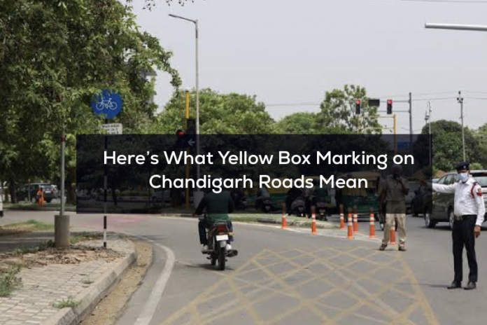 yellow box chandigarh roads