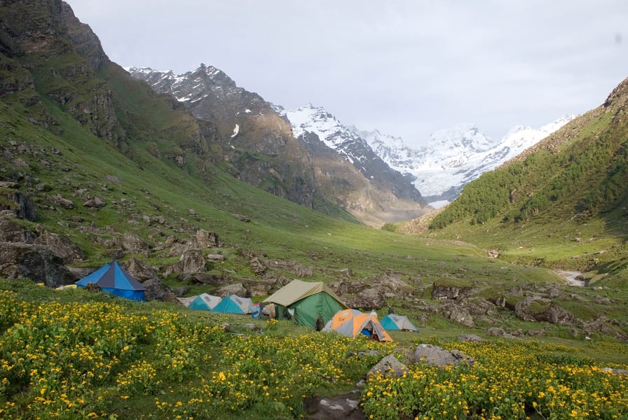 Deo Tibba camping in Himachaltrekking 