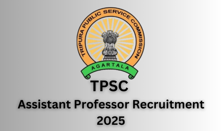 TPSC Assistant Professor Recruitment 2025