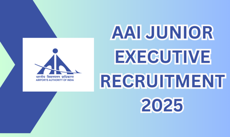AAI Junior Executive Recruitment 2025