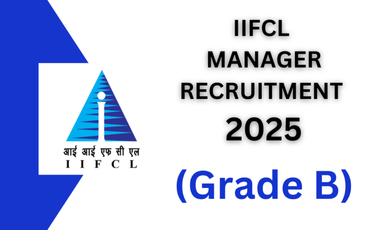 IIFCL Manager Recruitment 2025