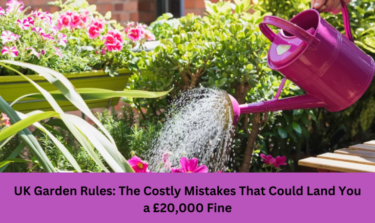 UK Garden Rules: The Costly Mistakes That Could Land You a £20,000 Fine