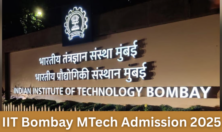 IIT Bombay MTech Admission 2025