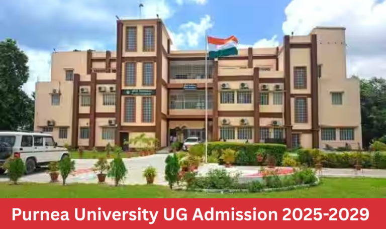Purnea University UG Admission 2025-2029